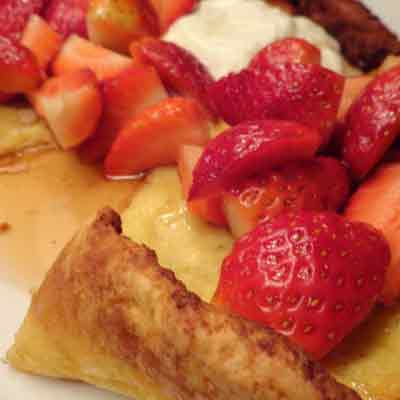 strawberry oven pancake